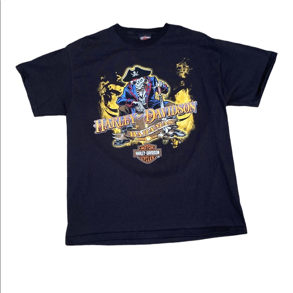 Vintage Bahamas Harley Davidson Tee
